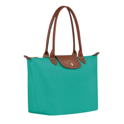 Sac pliable en nylon, Turquoise