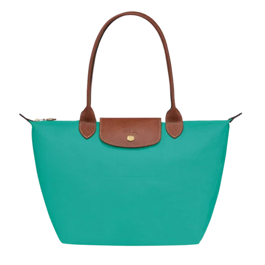 Sac pliable en nylon, Turquoise