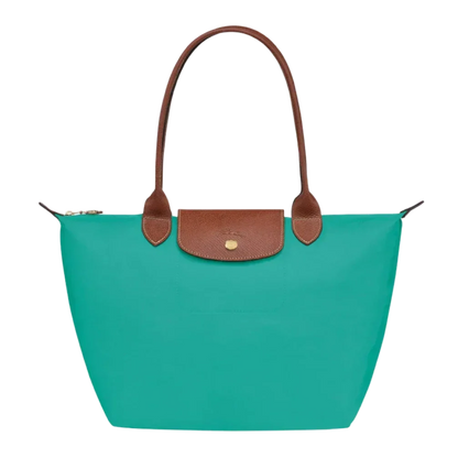 Sac pliable en nylon, Turquoise
