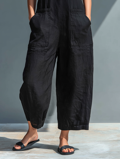 Adele | Combinaison longue fluide à poches