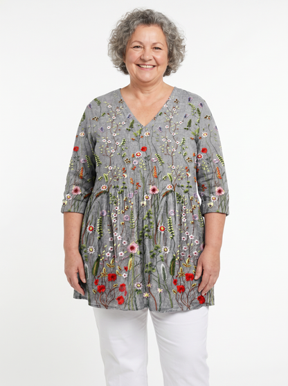 Amélie | Robe courte à col V