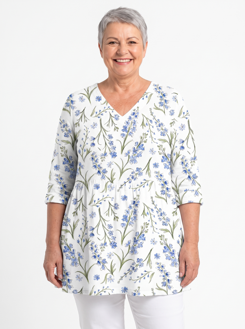 Jeanne | Robe courte à col V