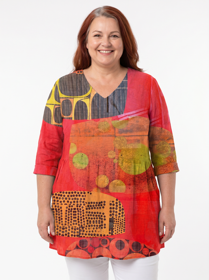 Margot | Robe courte à col V