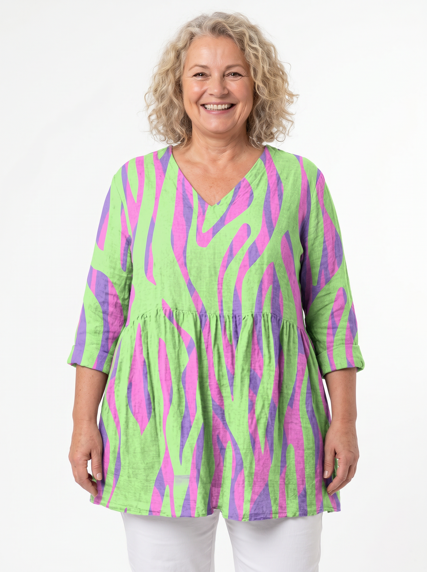 Oceana | Blouse longue à col en V