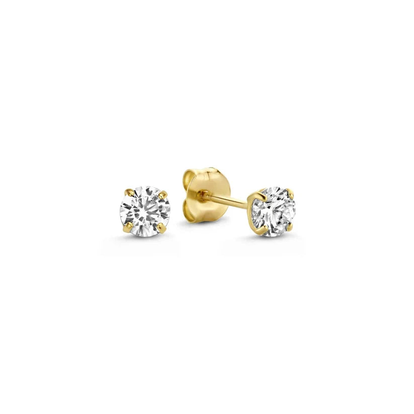 Dara Brillane Parure de boucles d'oreilles avec pierre | Or