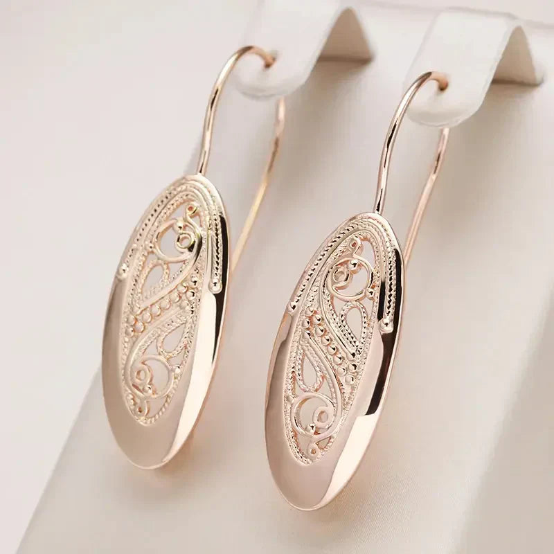 Opengleam Boucles d'oreilles pendantes dorées | Or