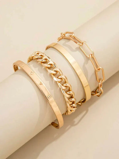 Elan Mercer Parure de bracelets | Or