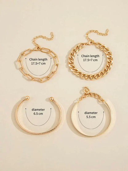 Elan Mercer Parure de bracelets | Or